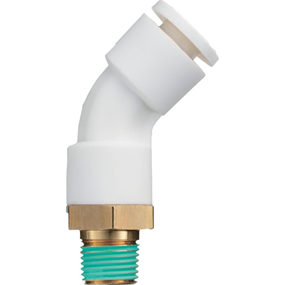 潤工社　ワンタッチ継手Ｗシリーズ　４５°エルボ　１２ｍｍ　　ＰＴ３／８　ＷＬ４５－１２－０３＿