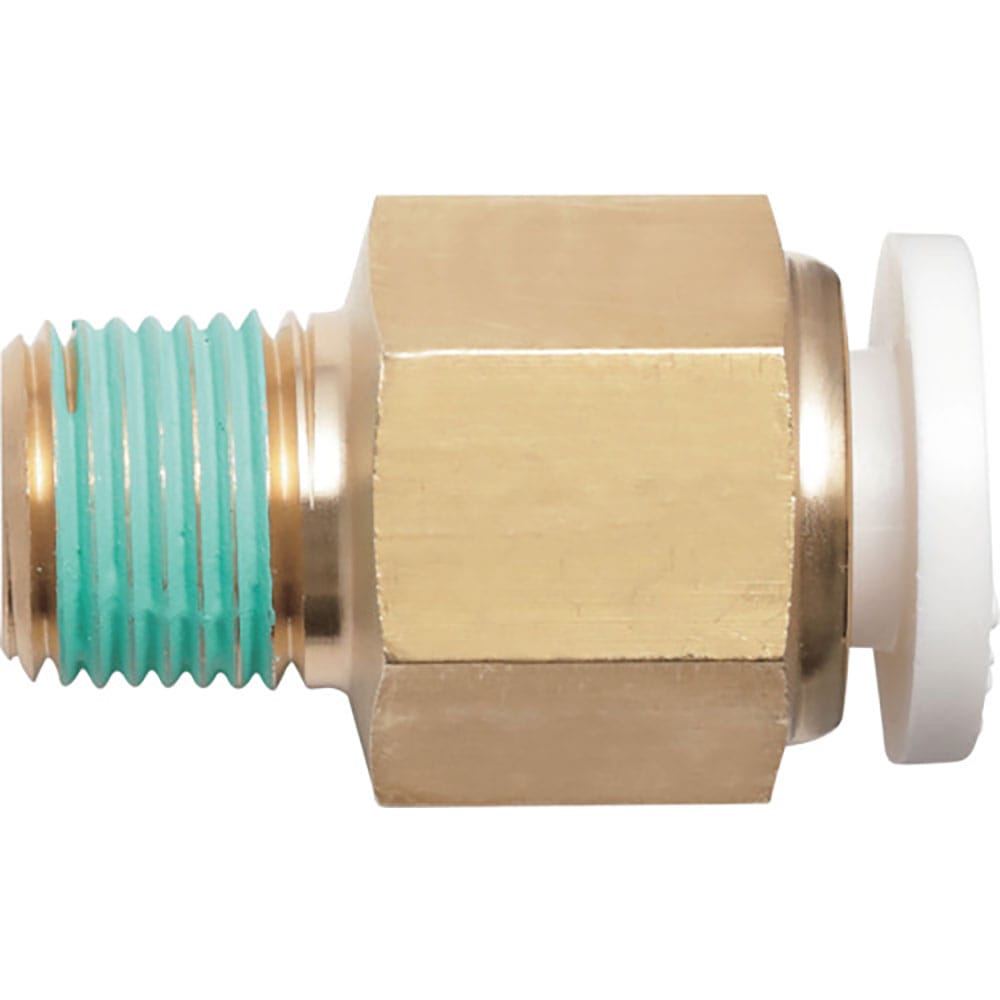 潤工社　ワンタッチ継手Ｗシリーズ　ニップル　８ｍｍ　　ＰＴ３／８　ＷＮ－０８－０３＿