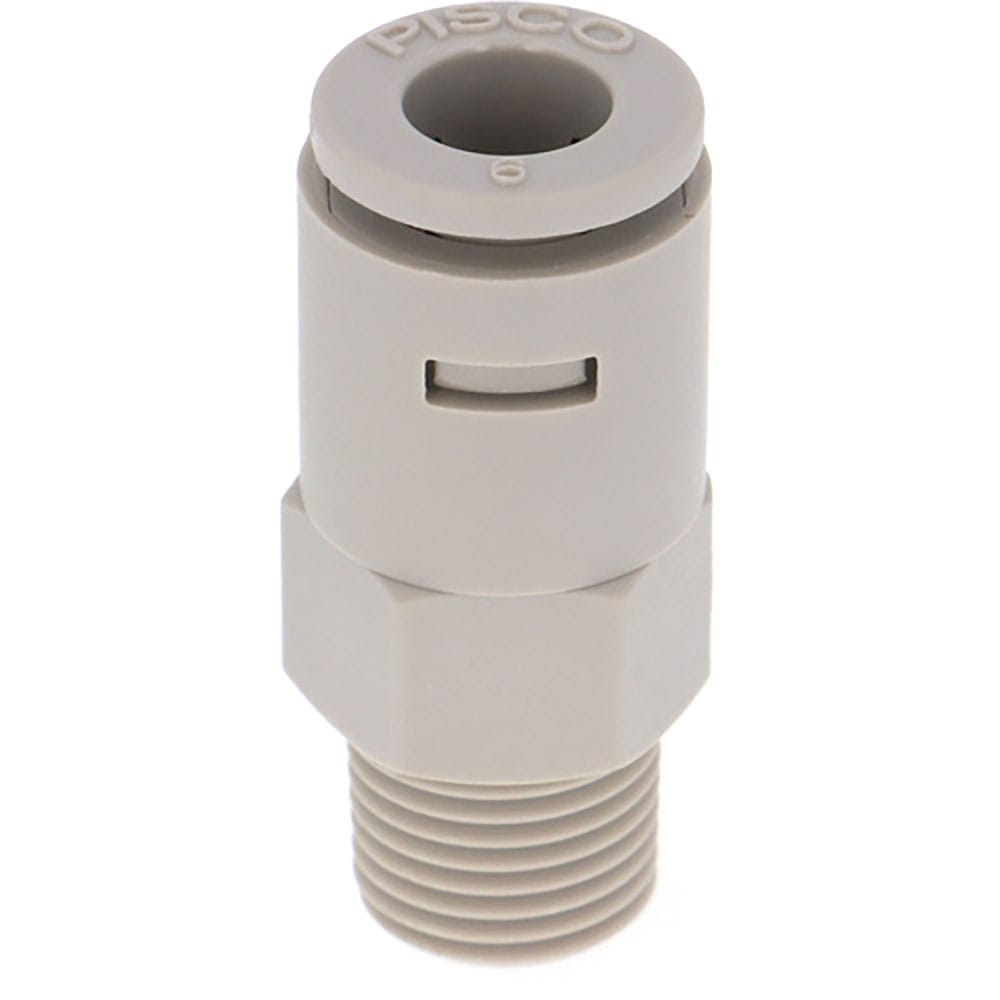 ＰＩＳＣＯ　チューブフィッティングケミカル　ストレートチューブ６ＭＭネジＲ１／８　ＡＰＣ６－０１＿