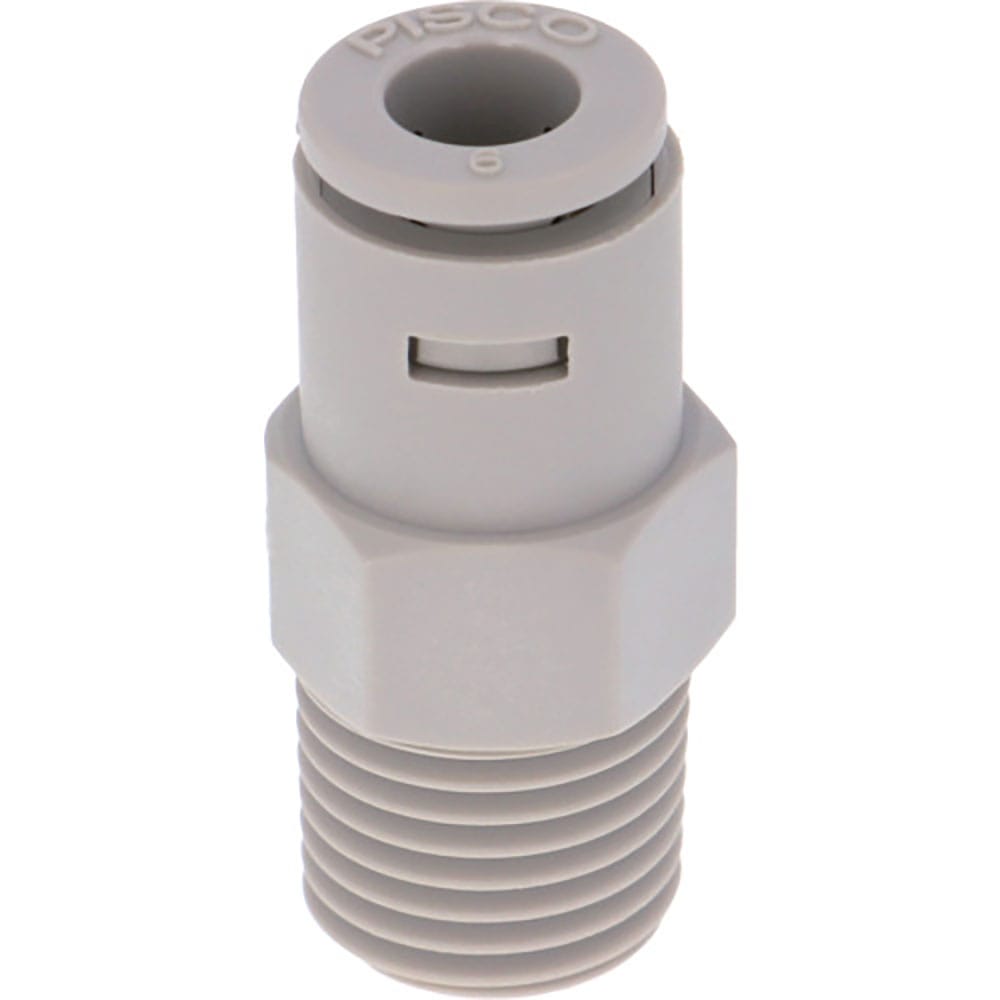 ＰＩＳＣＯ　チューブフィッティングケミカル　ストレートチューブ６ＭＭネジＲ１／４　ＡＰＣ６－０２＿