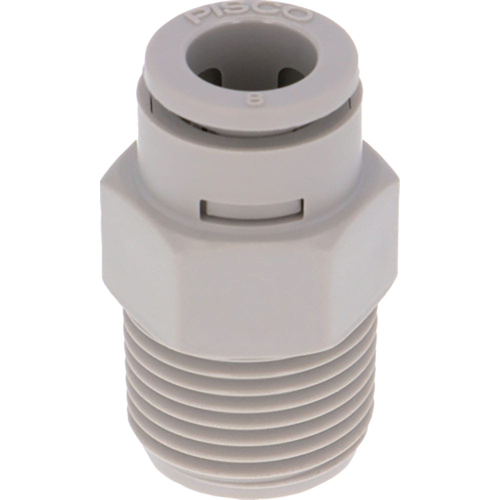 ＰＩＳＣＯ　チューブフィッティングケミカル　ストレートチューブ８ＭＭネジＲ３／８　ＡＰＣ８－０３＿