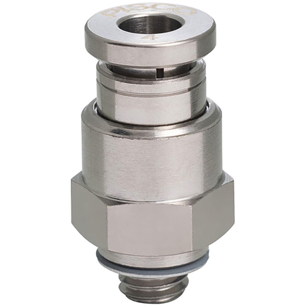 ＰＩＳＣＯ　チューブフィッティング　ブラスストレート　チューブ６　ネジＭ５×０．８　ゴムＨＮＢＲ　＿