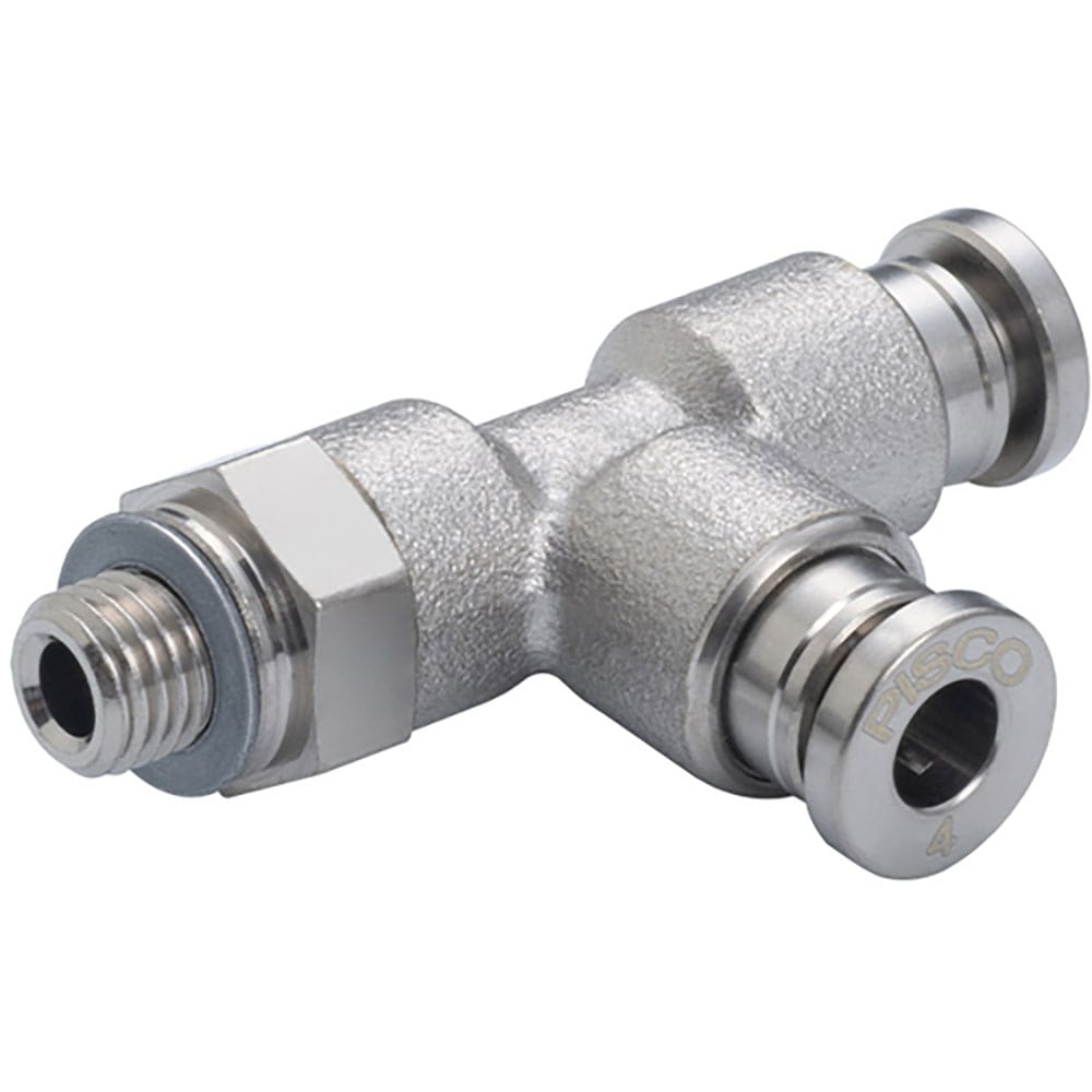 ＰＩＳＣＯ　チューブフィッティング　ブラスブランチティ　チューブ６　ネジＭ５×０．８　ゴムＨＮＢＲ＿