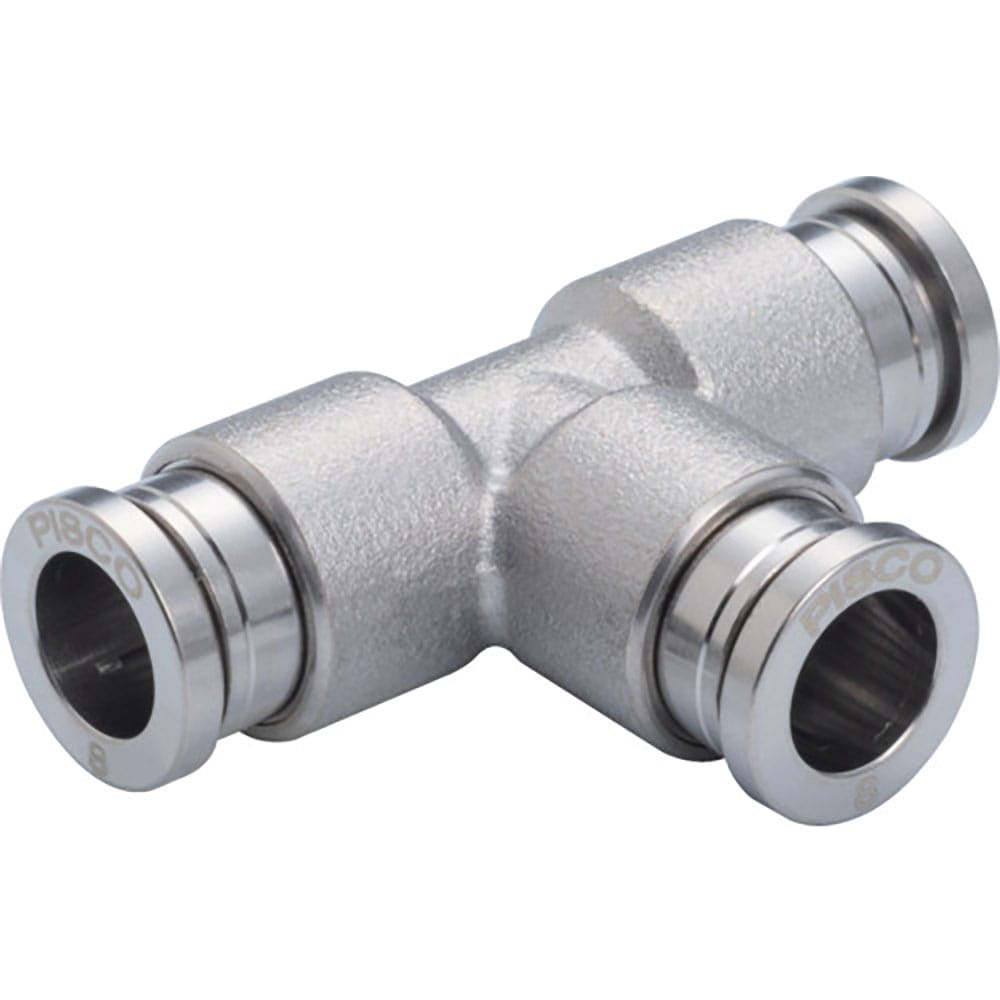 ＰＩＳＣＯ　チューブフィッティングブラス　ユニオンティー　カバー無し　ＫＥ４－１＿