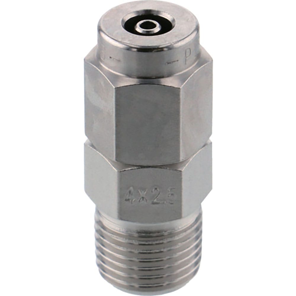 ＰＩＳＣＯ　ＳＵＳ３１６締付継手　ストレートチューブ０４２５ねじＲ１／８　ＮＳＣ０４２５－０１＿