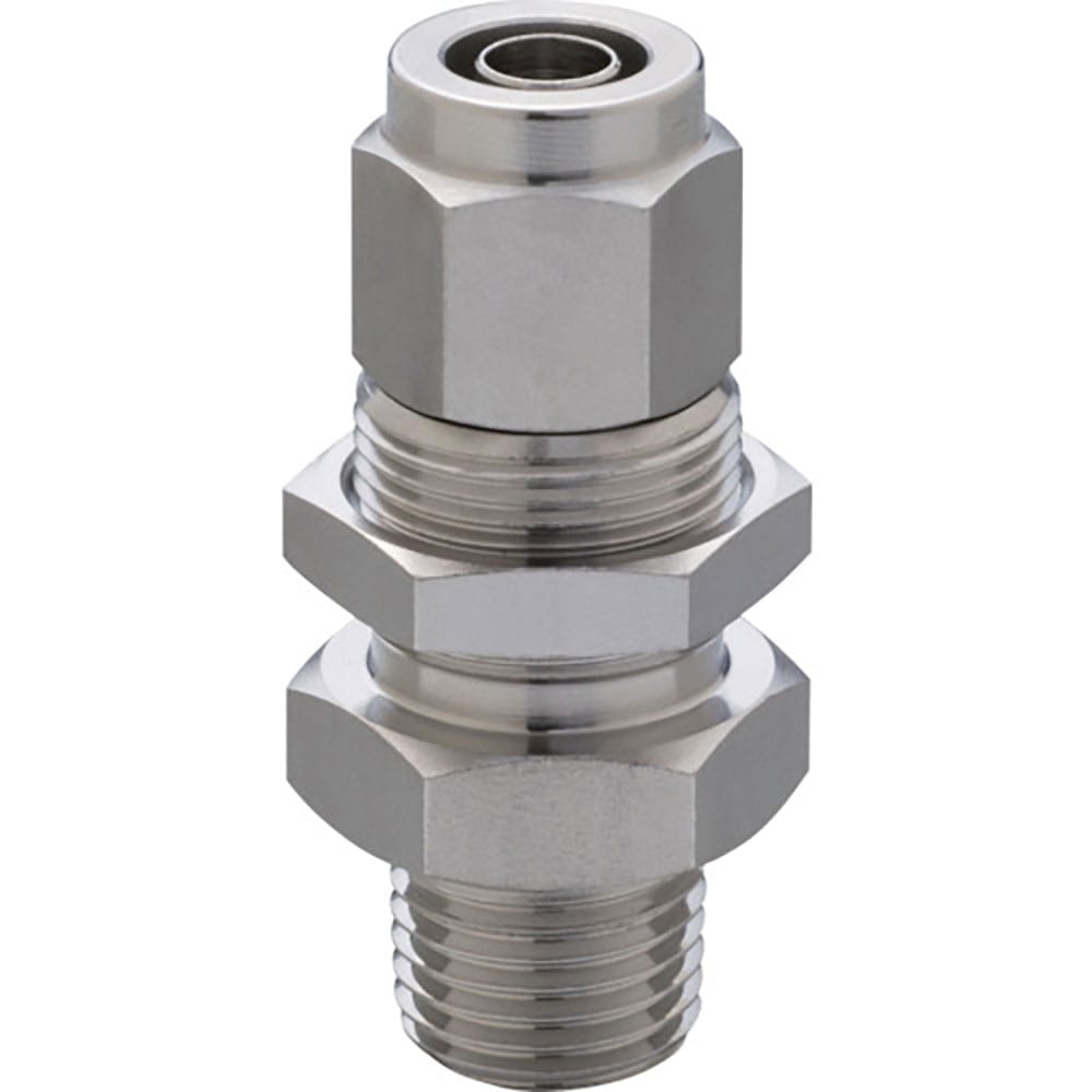 ＰＩＳＣＯ　ＳＵＳ３１６チューブフィッティング　隔壁ストレート　ＮＳＭＣ０６４０－０２＿