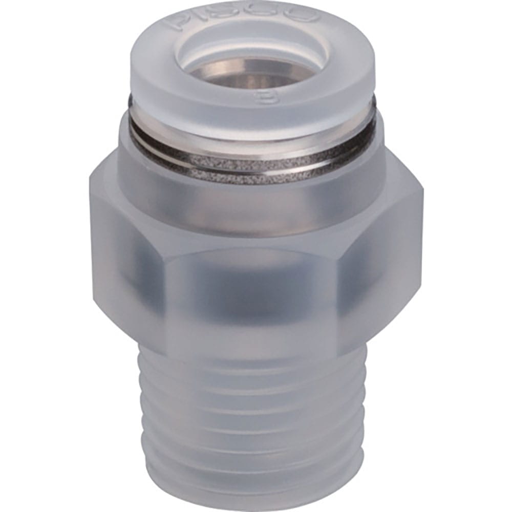 ＰＩＳＣＯ　チューブフィッティング　ストレート　ＰＰタイプチューブ６ネジＲ１／８　ゴム材質ＨＮＢＲ＿