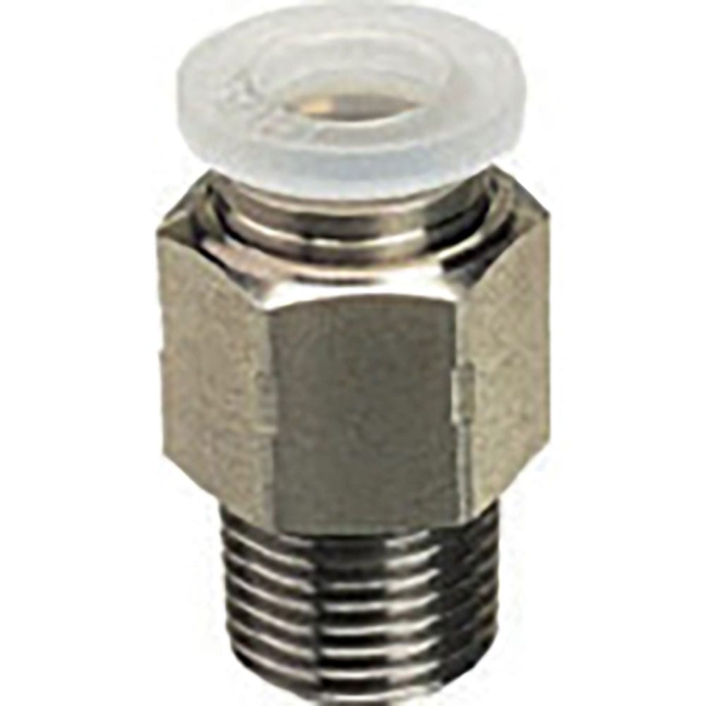 ＰＩＳＣＯ　チューブフィッティングＰＰ　ストレート　ネジ部材質：ＳＵＳ３０４　ＰＰＣ６－０２ＳＵＳ＿