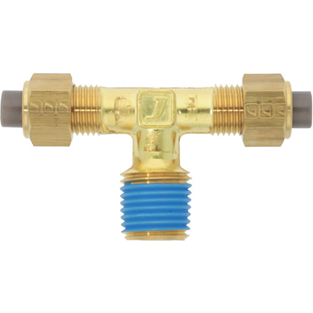 潤工社　黄銅製継手（ミリ系列）　テー　６×４ｍｍ　　ＰＴ１／４　ＰＴＡ－６Ｘ４－ＰＴ１／４－ＢＳ＿