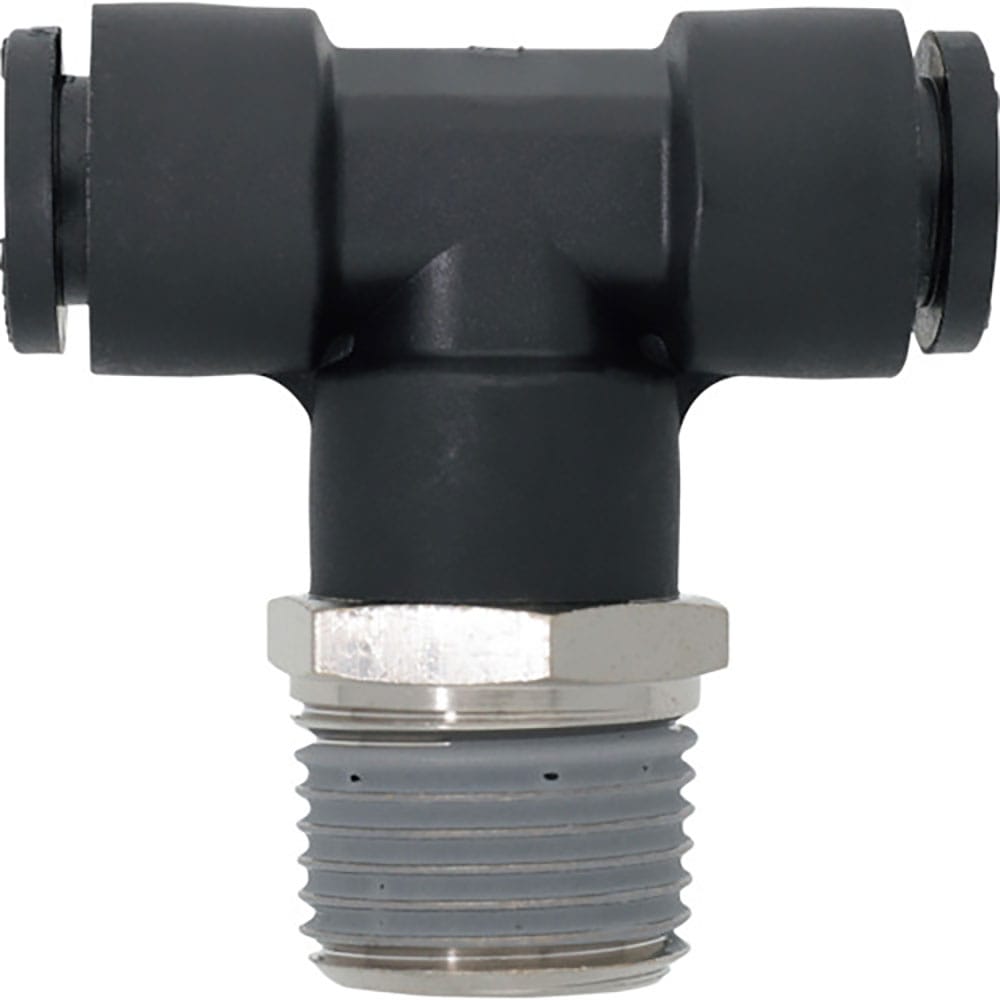 潤工社　ワンタッチ継手Ｍシリーズ　テー　１２ｍｍ　　ＰＴ１／２　ＰＴＡＭ－１２－ＰＴ１／２－ＰＭ＿