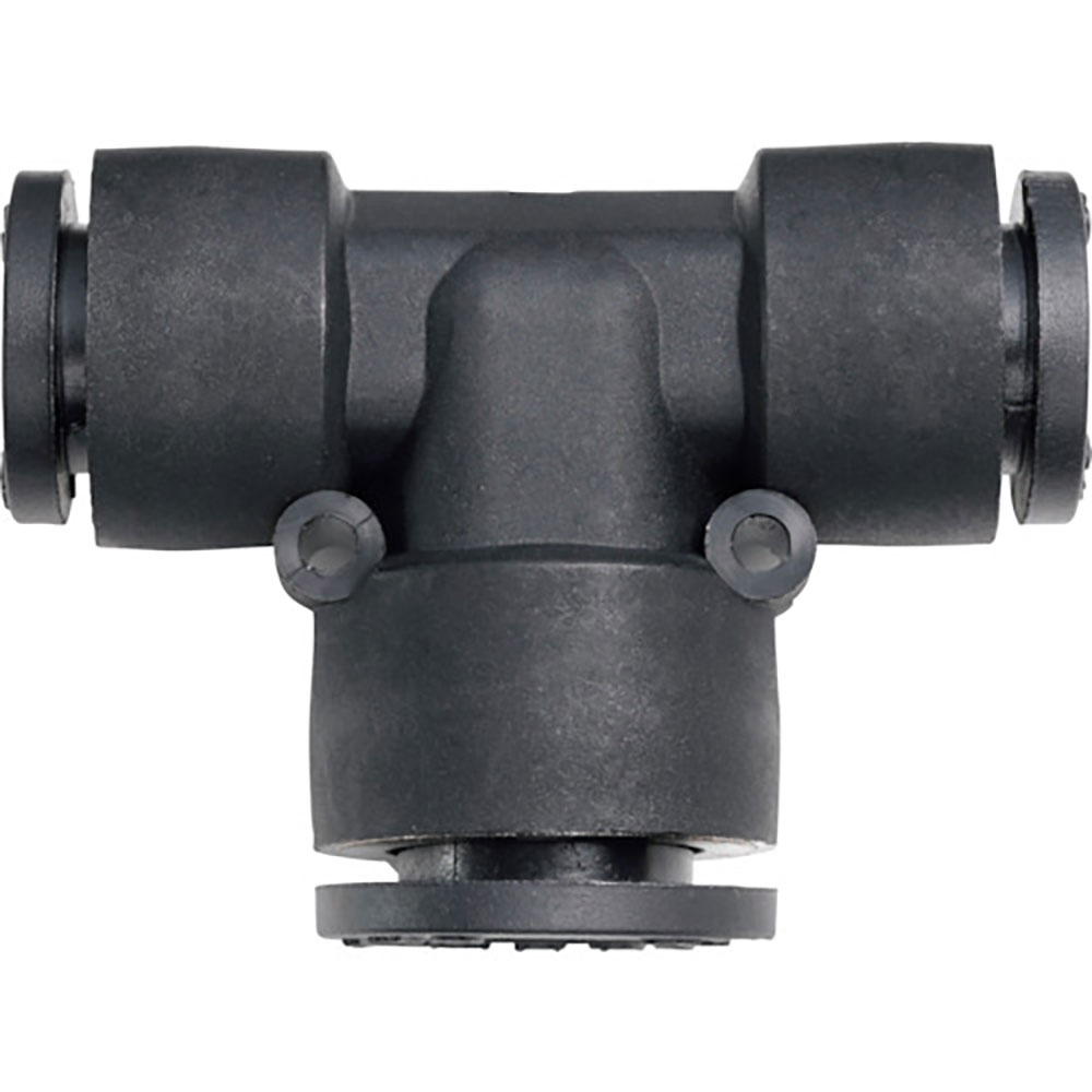 潤工社　ワンタッチ継手Ｍシリーズ　異径ユニオンテー　８ｍｍ－６ｍｍ　ＰＴＵＭ－８－６－ＰＭ＿