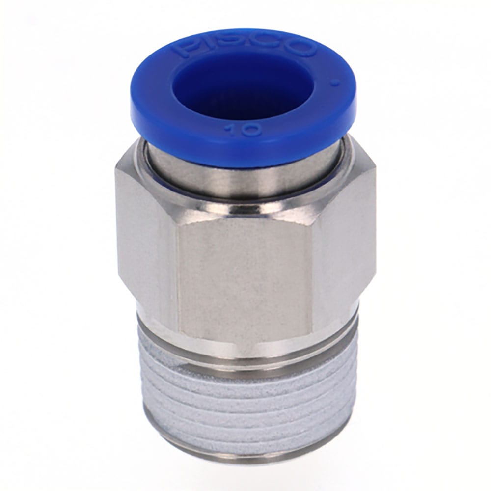 ＰＩＳＣＯ　耐腐蝕性ＳＵＳ３０３相当継手　ストレートチューブ１０ネジＲ３／８　ＳＰＣ１０－０３＿