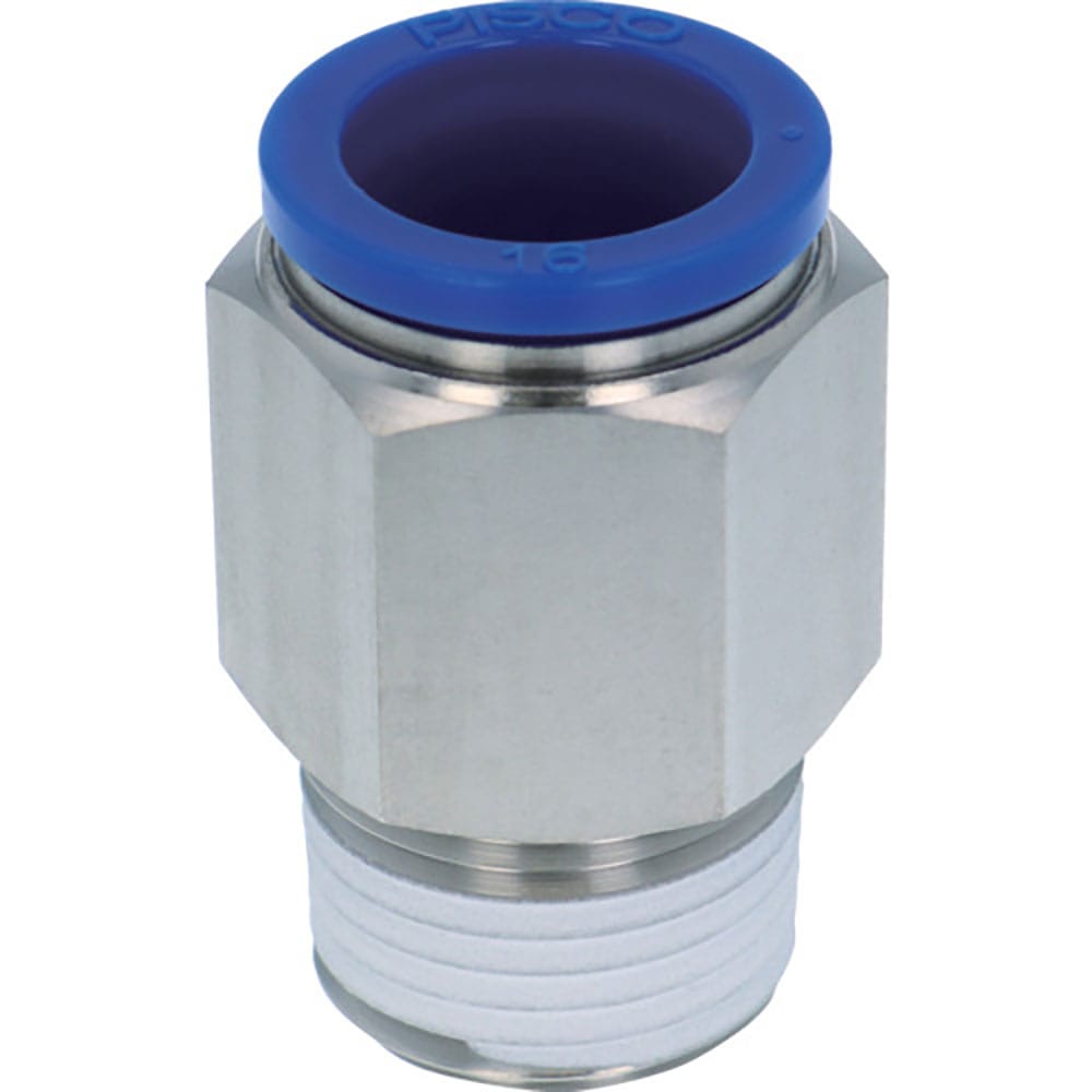 ＰＩＳＣＯ　耐腐蝕性ＳＵＳ３０３相当継手　ストレートチューブ１６ネジＲ１／２　ＳＰＣ１６－０４＿