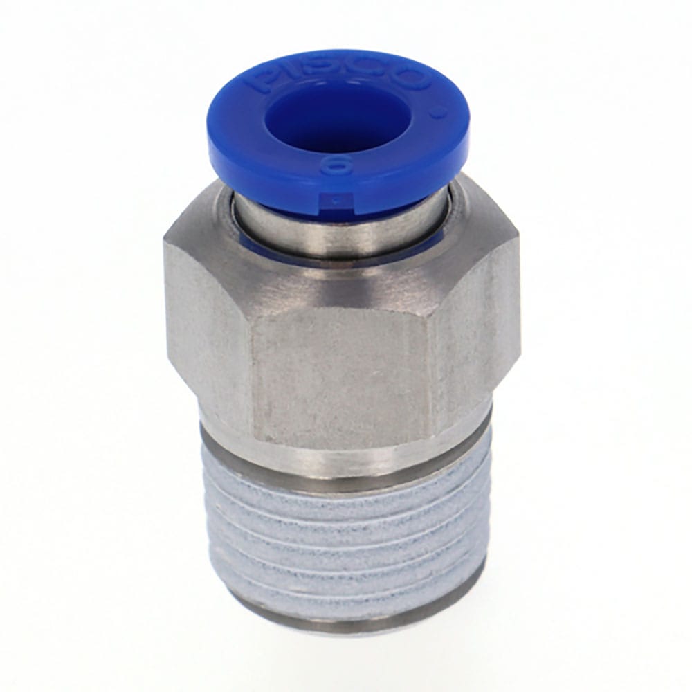 ＰＩＳＣＯ　耐腐蝕性ＳＵＳ３０３相当継手　ストレートチューブ６ネジＲ１／４　ＳＰＣ６－０２＿