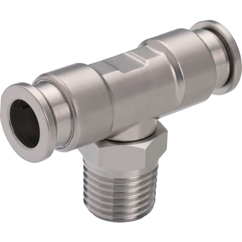 ＰＩＳＣＯ　耐腐蝕用ＳＵＳ３１６ワンタッチ継手　チューブフィッティングＳＵＳ３１６　ティー　ＳＳＰ＿