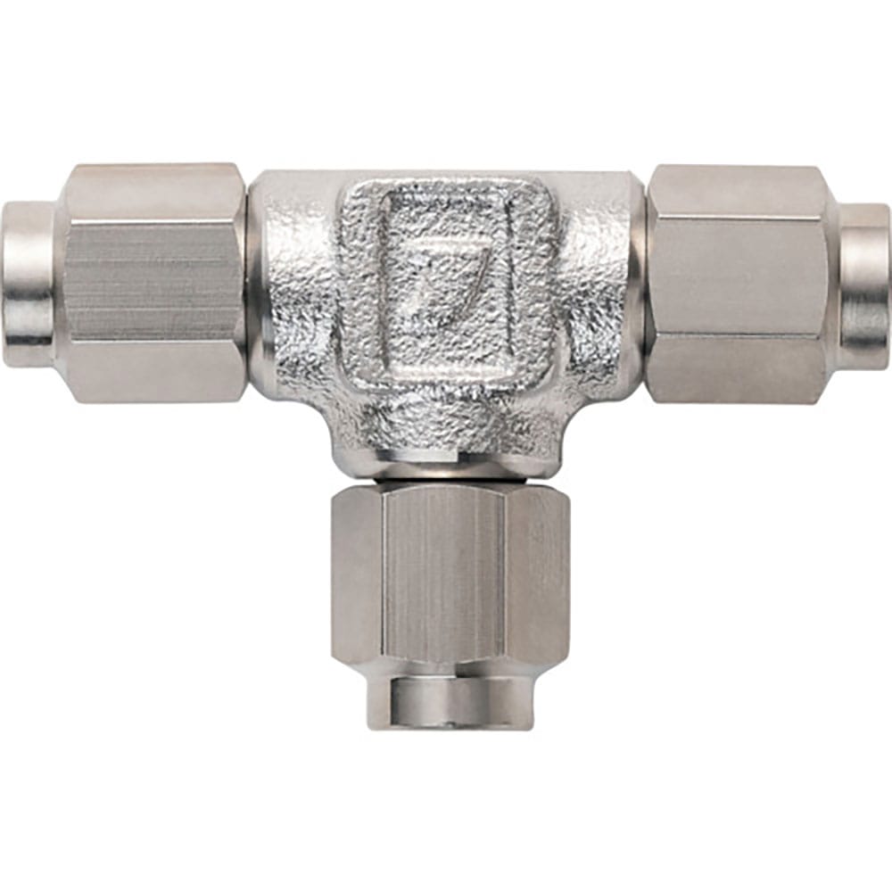 潤工社　ステンレス継手　ユニオンティー（ミリ系列）　１２×１０ｍｍ　ＴＵ－１２Ｘ１０－ＳＵＳ＿