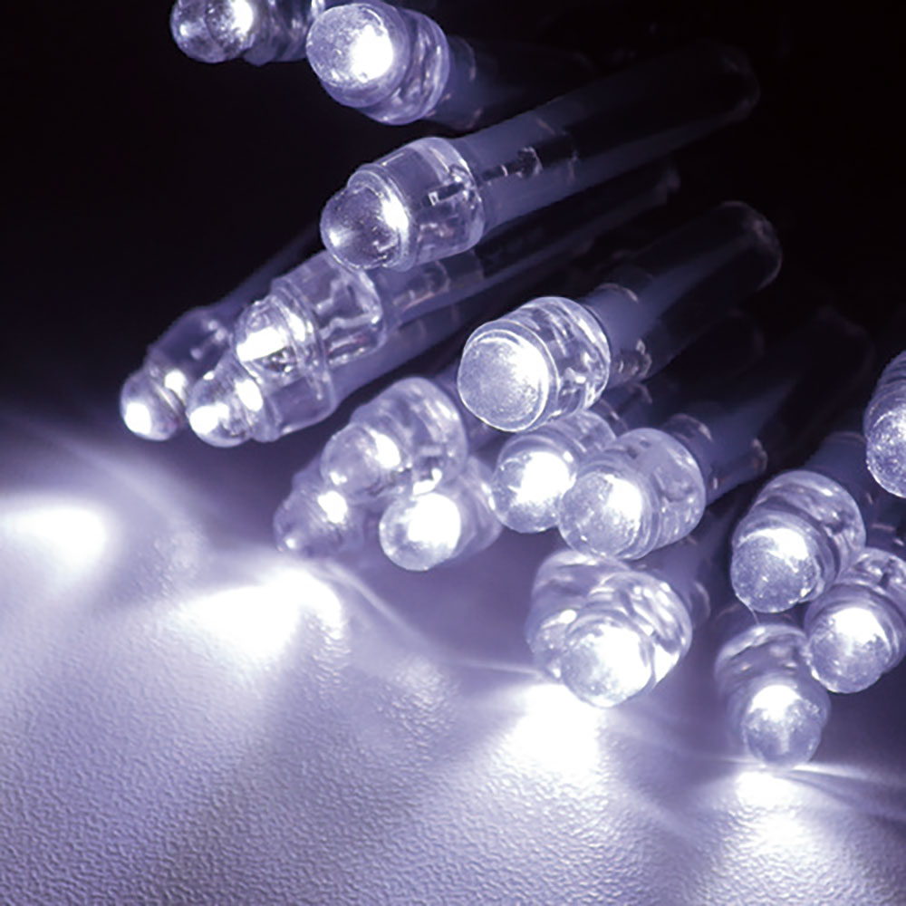 ｔｌｉｇｈｔ　ＬＥＤイルミネーション　ホワイト（砲弾型）　ＮＳＢＷ１－１００－１００Ｐ／１＿
