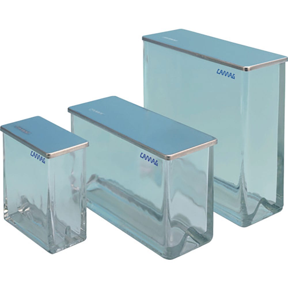 カマグ　二槽式展開槽　１０Ｘ１０ｃｍ　ステンレス蓋付　０２２－５１５５＿