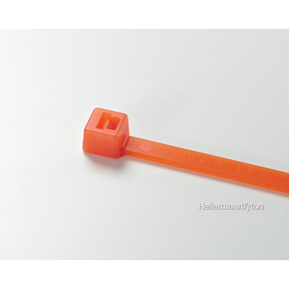 ＴＹＴＯＮ　カラータイ　幅３．５×長さ１５２ｍｍ　屋内使用　（１００本入）　オレンジ　Ｔ３０Ｒ－Ｏ＿