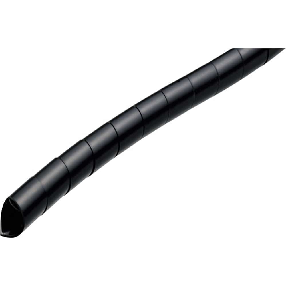 潤工社　ポリエチレンスパイラルチューブＳＥ　６Ｘ４ｍｍ　１００ｍ　黒　ＳＥ－０６－ＢＫ－１００＿