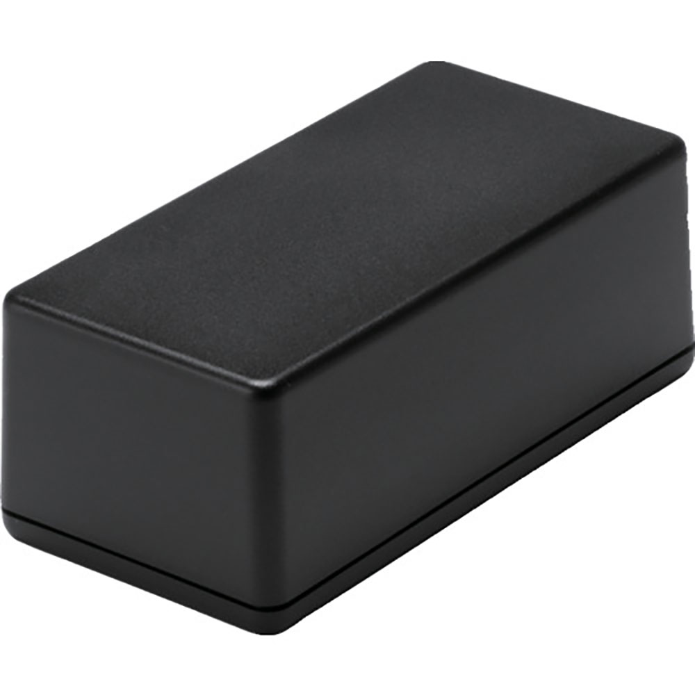 タカチ　ビス止めプラケース　Ｗ６５×Ｈ５０．１×Ｄ１３０　ブラック　ＴＷ７－５－１３Ｂ＿