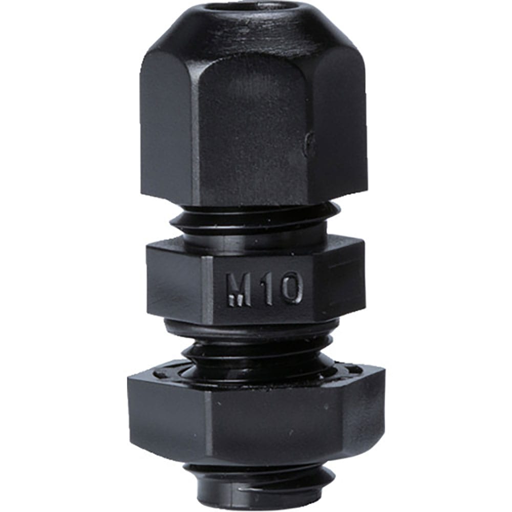 タカチ　Ｍネジケーブルグランド　低価格タイプ　ブラック　ＲＭ１０Ｌ－６Ｂ＿