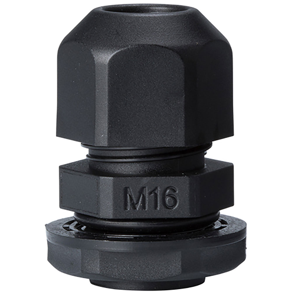 タカチ　Ｍネジケーブルグランド　低価格タイプ　ブラック　ＲＭ１６Ｓ－８Ｂ＿