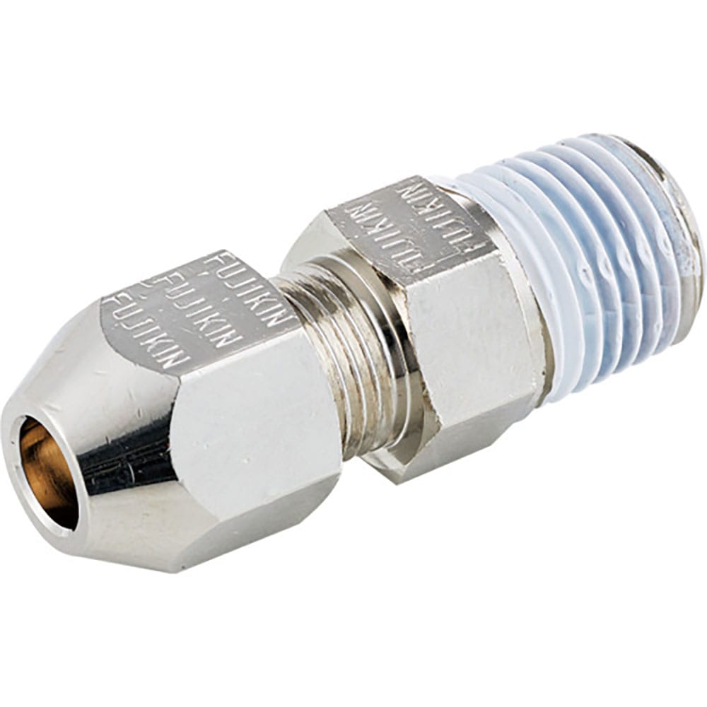 Ｆｕｊｉｋｉｎ　黄銅製リングジョイント　ハーフユニオンＲＨ－１２ＭＭ×Ｒ３／８　ＲＨ－１２Ｃ－Ｒ＿