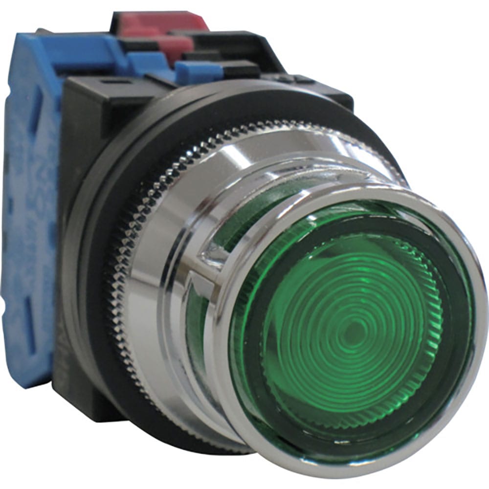 ＩＤＥＣ　Φ３０フルガード付丸型照光押ボタンスイッチ　ＡＬＦＮ２２２１１ＤＮＧ＿