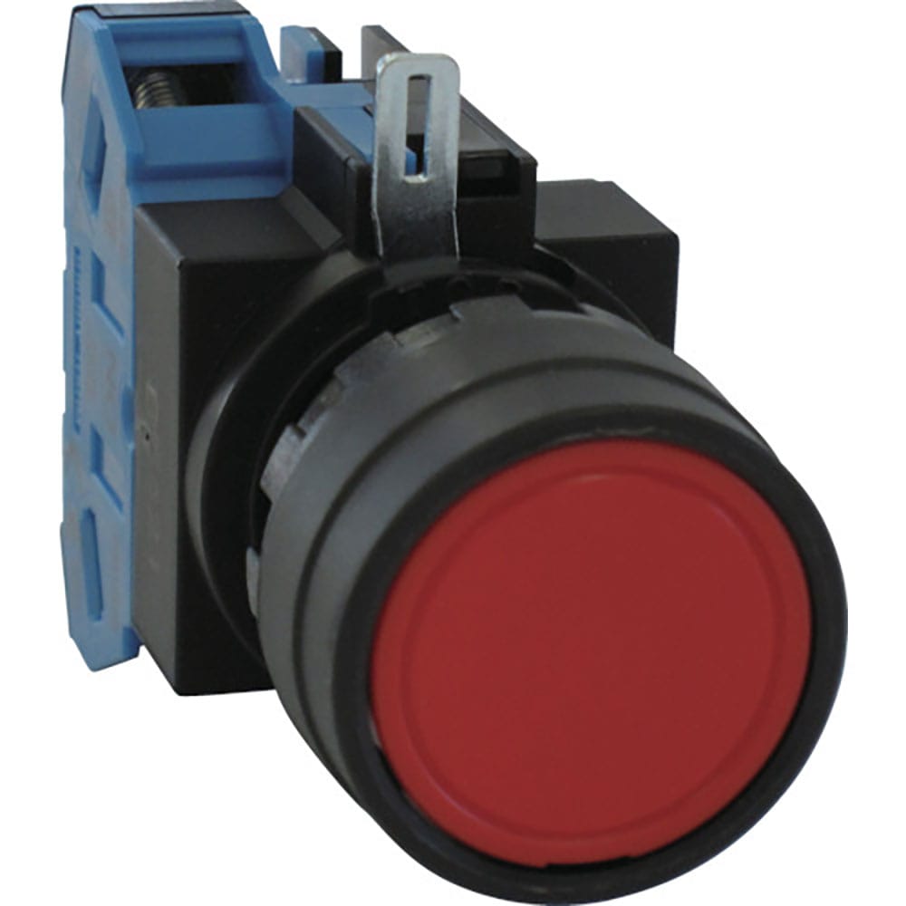 ＩＤＥＣ　Φ２２丸平形押しボタンスイッチ　ＨＷ１Ｂ－Ｍ１１０Ｒ＿