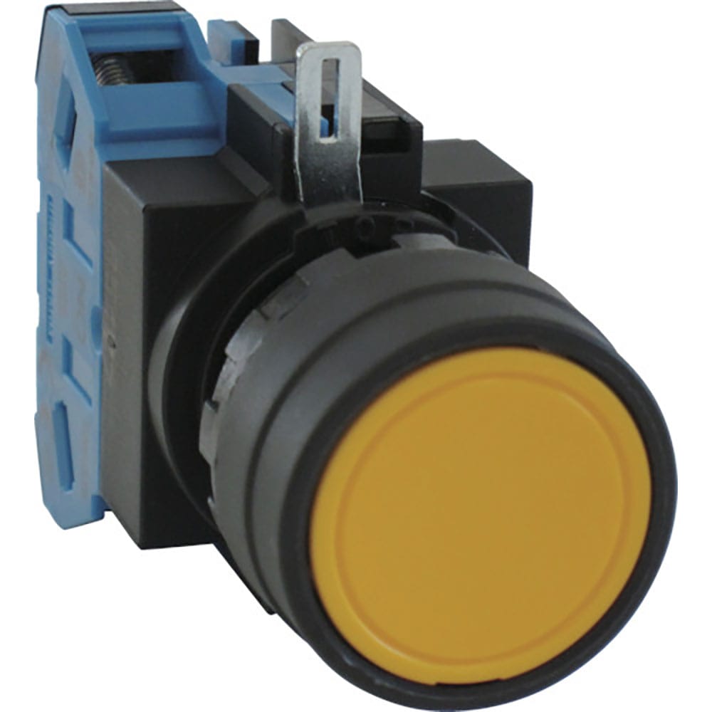 ＩＤＥＣ　Φ２２丸平形押しボタンスイッチ　ＨＷ１Ｂ－Ｍ１１０Ｙ＿