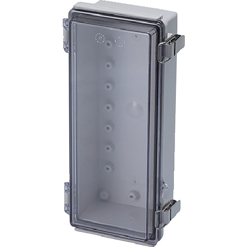 タカチ　防水・防塵ボックス　透明／ホワイトグレー　１１０×２６０×７５　ＢＣＡＰ１１２６０７Ｔ＿