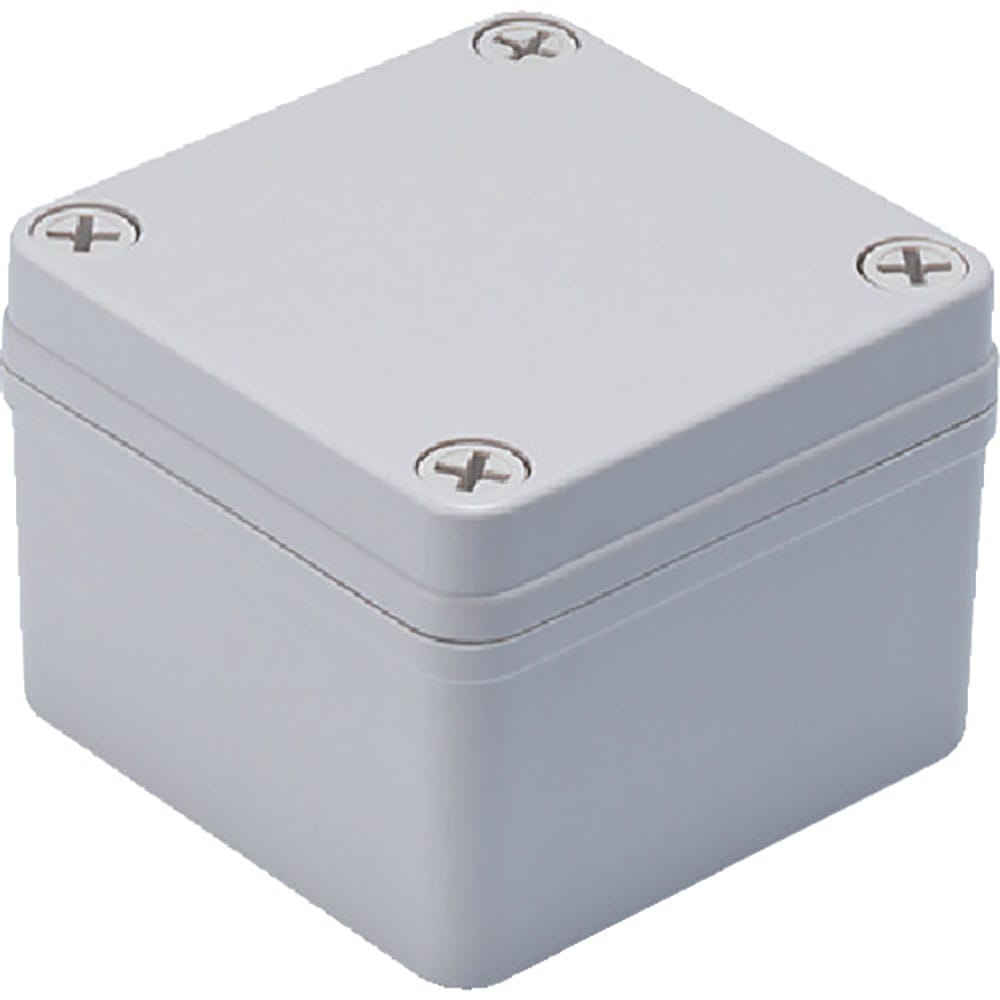 タカチ　防水・防塵ボックス　ホワイトグレー　８０×８０×６０　ＢＣＡＳ０８０８０６Ｇ＿