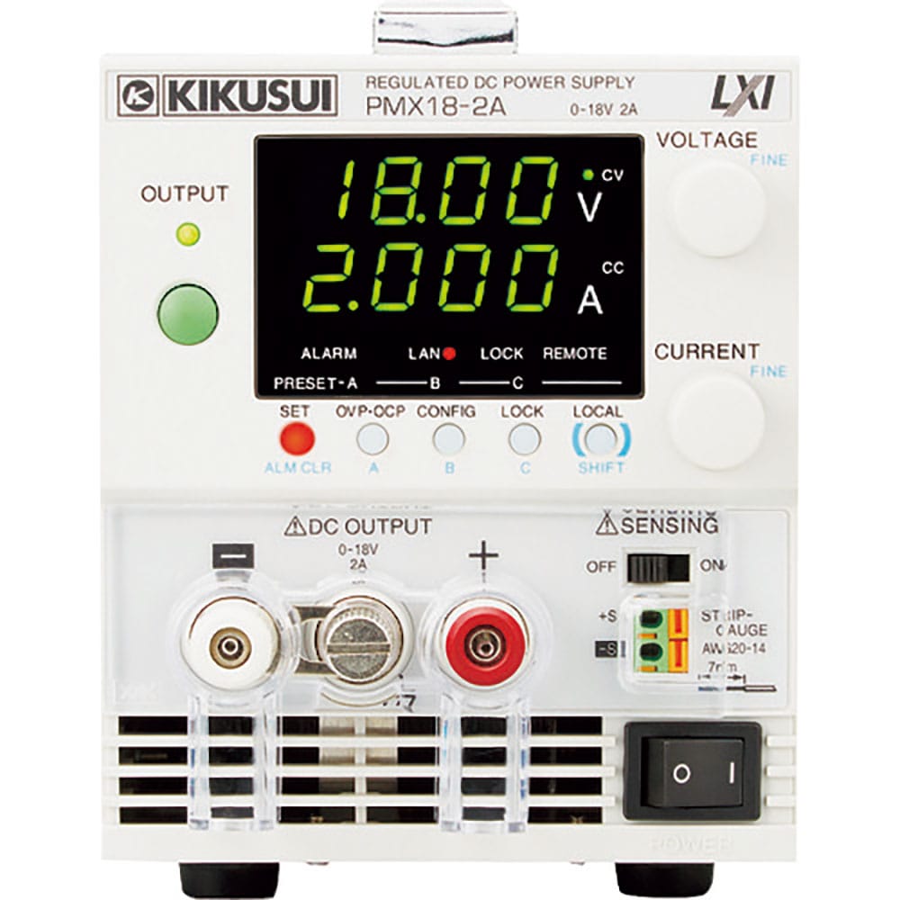 菊水電子　コンパクト直流安定化電源　ＰＭＸーＡシリーズ　ＰＭＸ１８－２Ａ＿