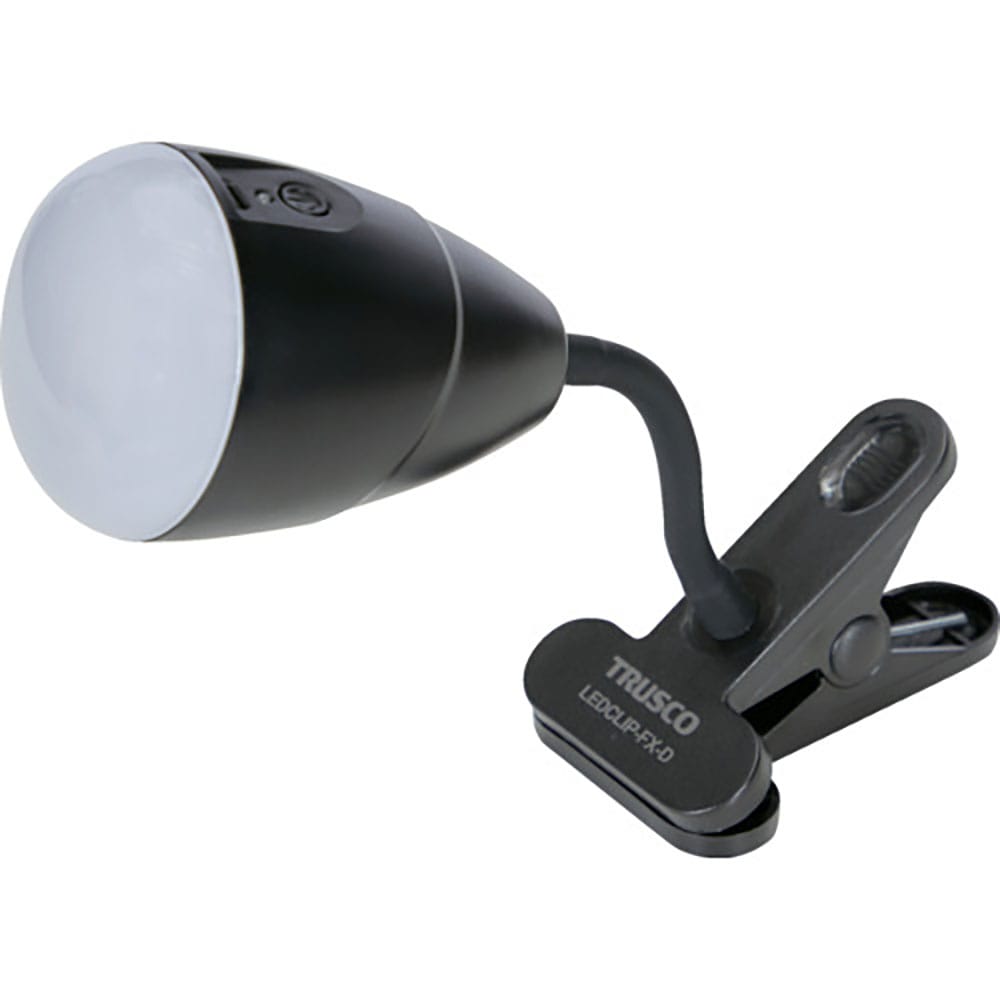 ＴＲＵＳＣＯ　充電式ＬＥＤクリップライト　３段階調整ヘッド３６０度回転標準型　電球色　ＬＥＤＣＬＩ＿