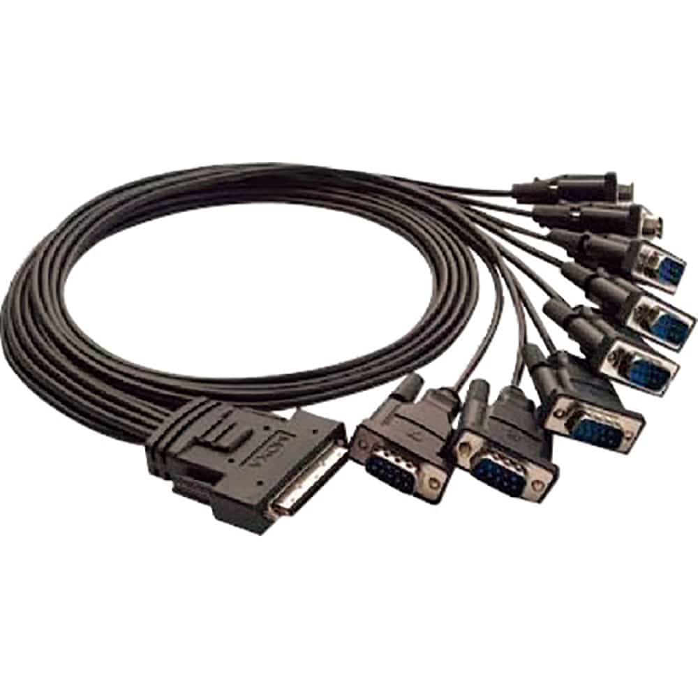 ＭＯＸＡ　ＤＢ６８オス／ＤＢ９オス×８　ケーブル　１００ｃｍ　ＣＢＬ－Ｍ６８Ｍ９Ｘ８－ＢＫ－１００＿