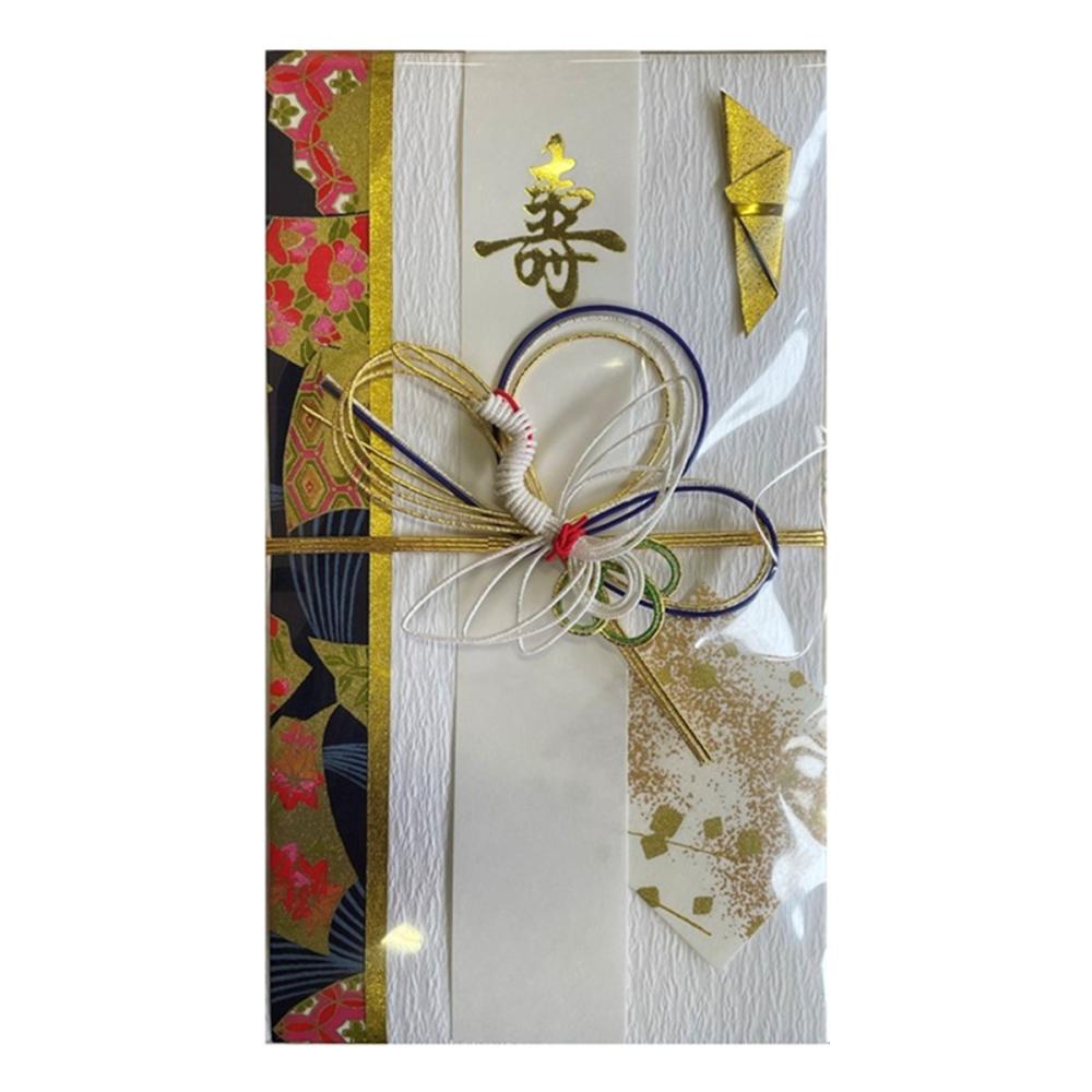 モーノクラフト　飾り金封　鶴紺