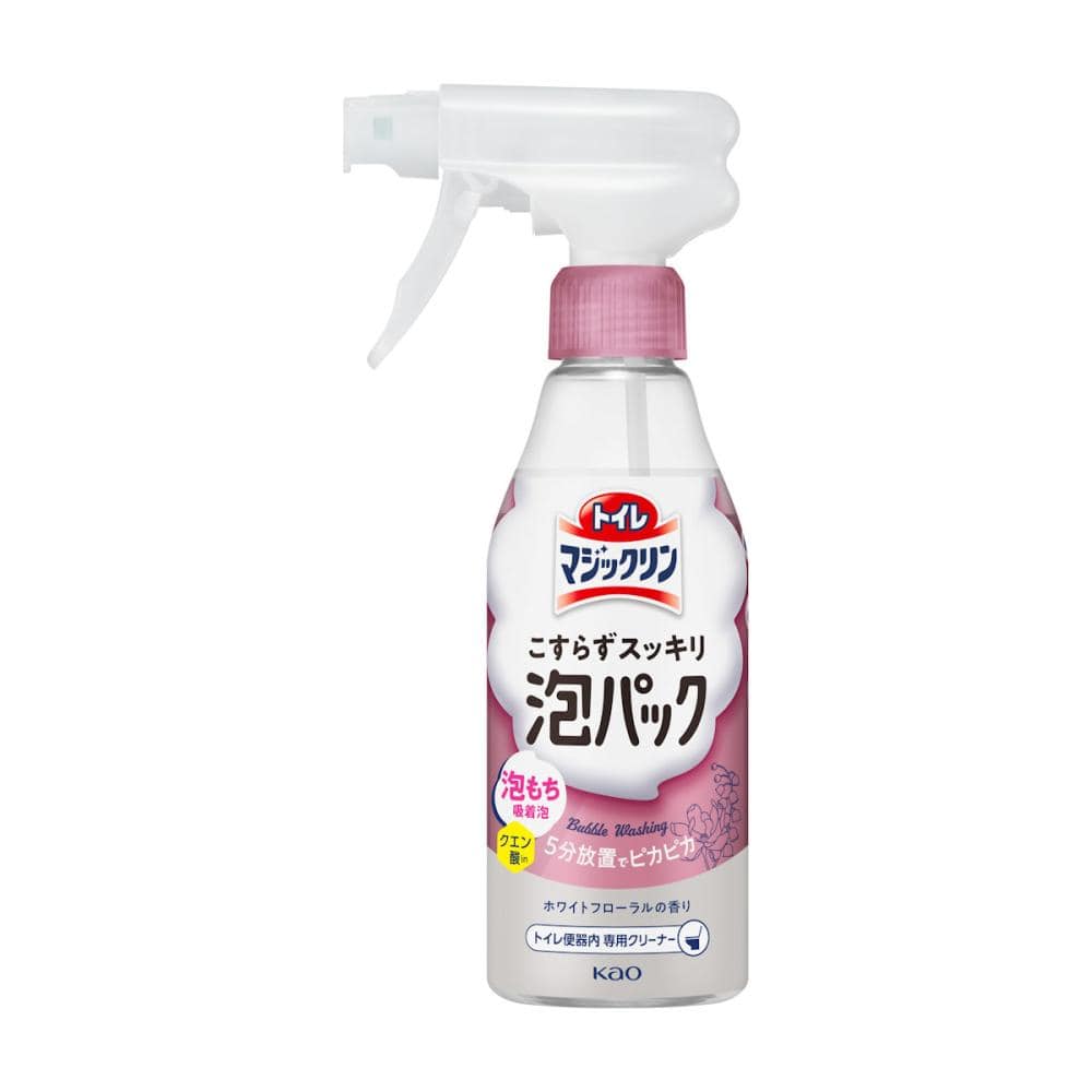 花王　トイレマジックリン　こすらずスッキリ泡パック　ホワイトフローラル　本体　３００ｍＬ