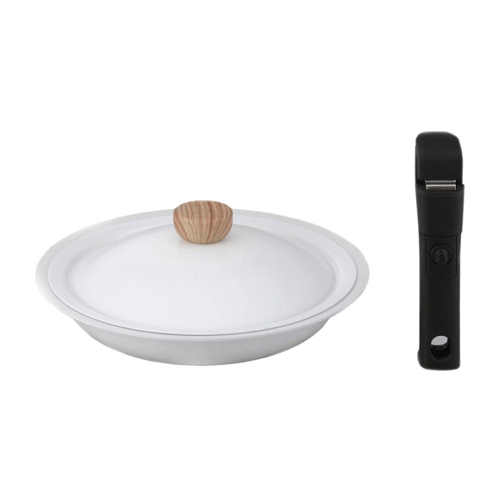 アテーナライフ　ＩＨ対応　そのまま食卓に出せるフライパン３点セット