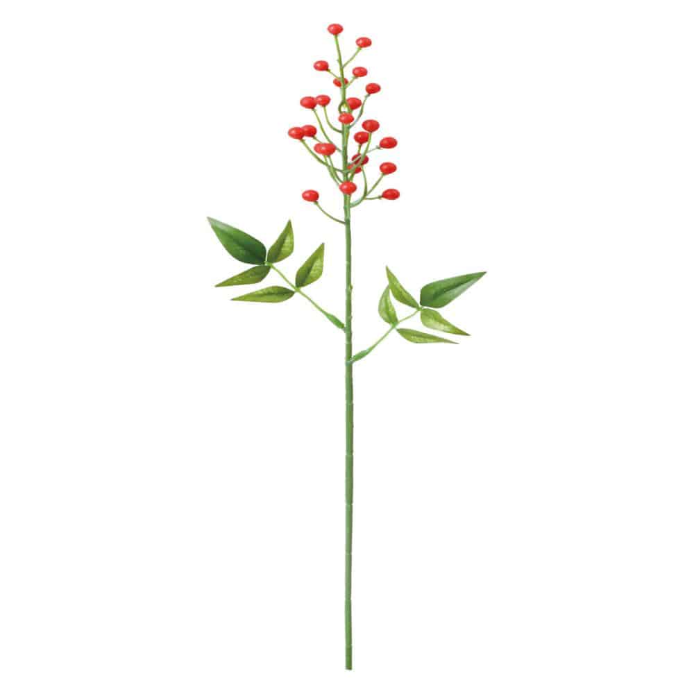 造花　ナンテン　レッド　ＦＳ－５４８２　Ｒ