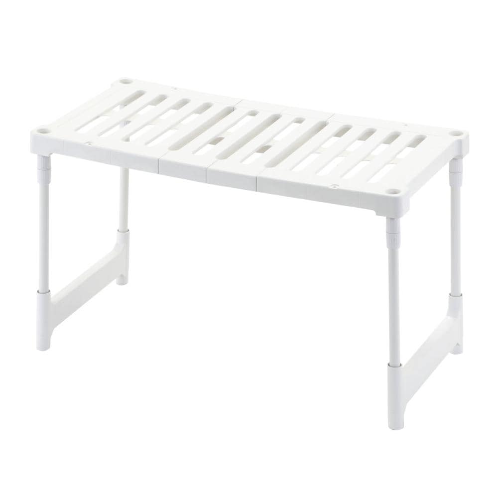 アテーナライフ　連結できる押入れ整理棚　タテヨコ伸縮　幅７５．５～９０×高さ４８～７６×奥行３７ｃｍ