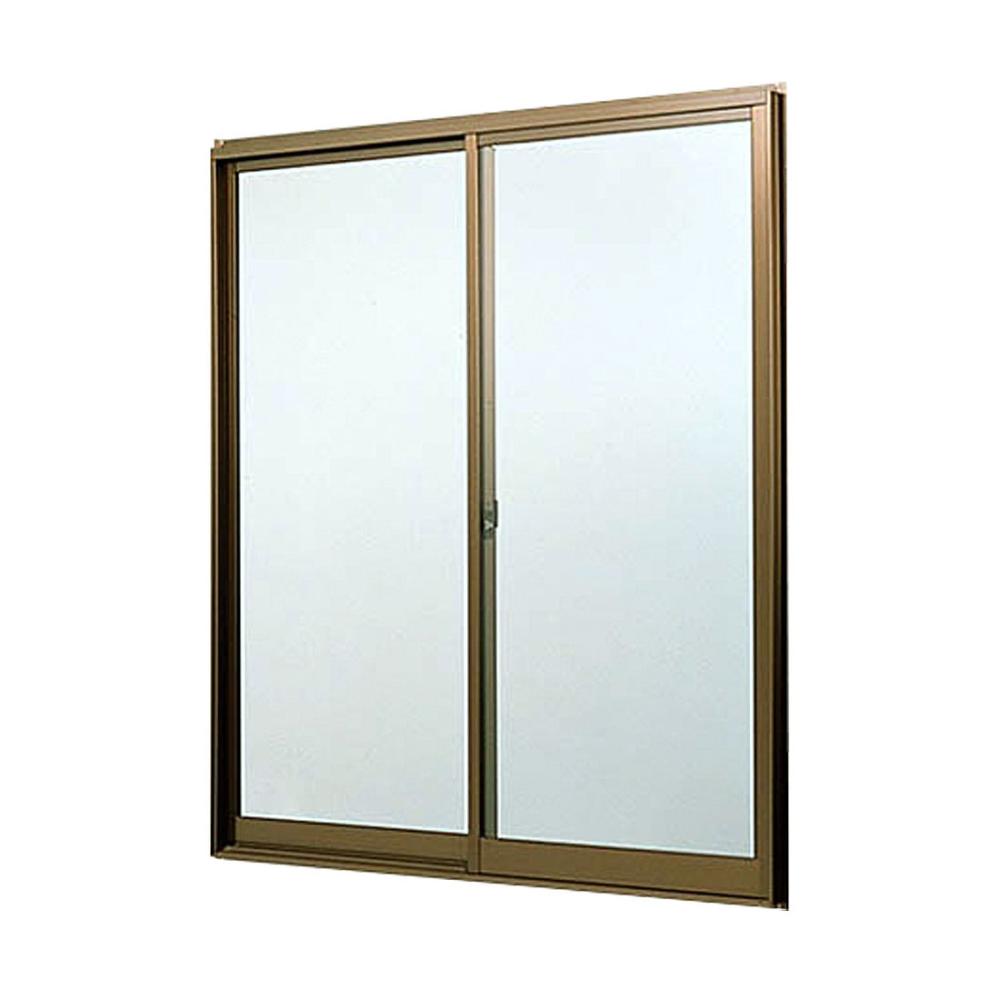 ＬＩＸＩＬ　トステム　引違い窓　アトモス２　幅１６９０×高さ１１７０ｍｍ　透明ガラス　３ｍｍ　枠色：ブロンズ　１６５１１　ＦＬ３