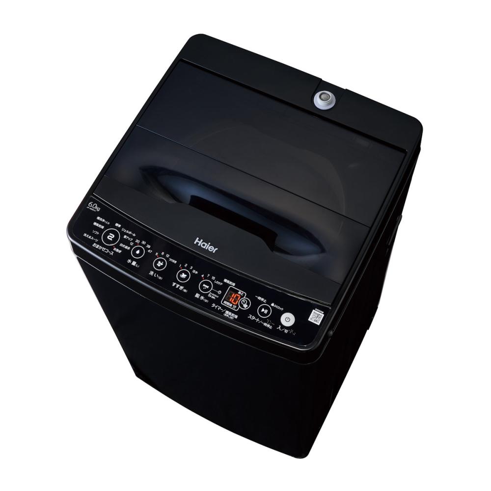 ハイアール　全自動洗濯機　６．０ｋｇ　ブラック　ＪＷ－ＨＳ６１Ｄ（Ｋ）
