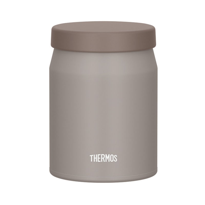 サーモス　真空断熱スープジャー　グレージュ　５００ｍＬ　ＪＥＦ－５００　ＧＧ