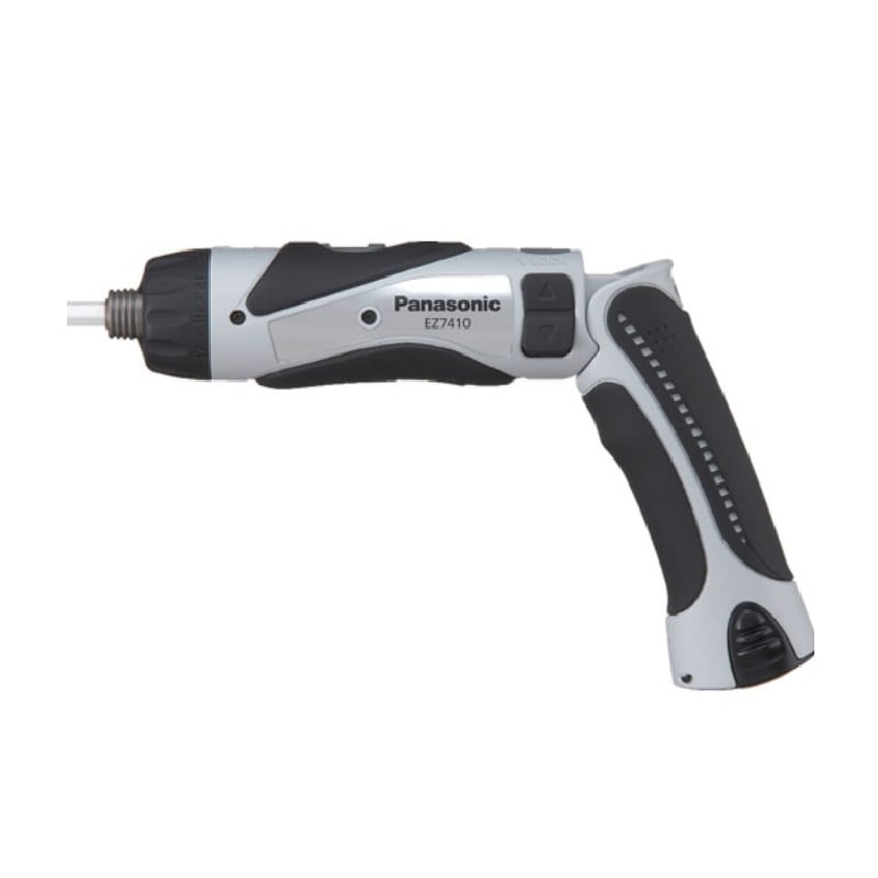 パナソニック　３．６Ｖ充電スティックドリルドライバー　グレー　１．９Ａｈ電池２個付　ＥＺ７４１０Ｆ０３Ｄ－Ｈ