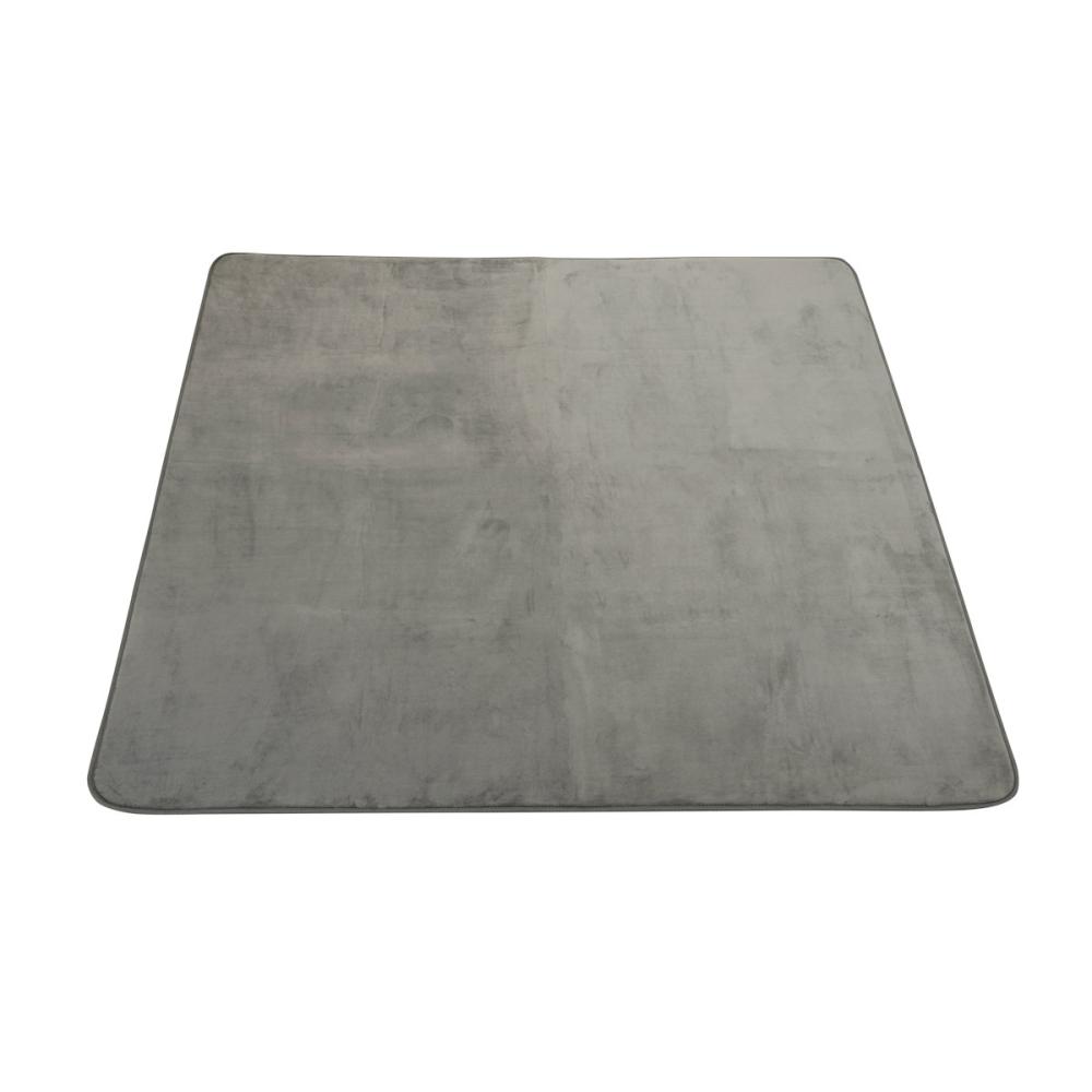 アテーナライフ　ソフトタッチラグ　グレー　１８０×１８０ｃｍ　約２畳