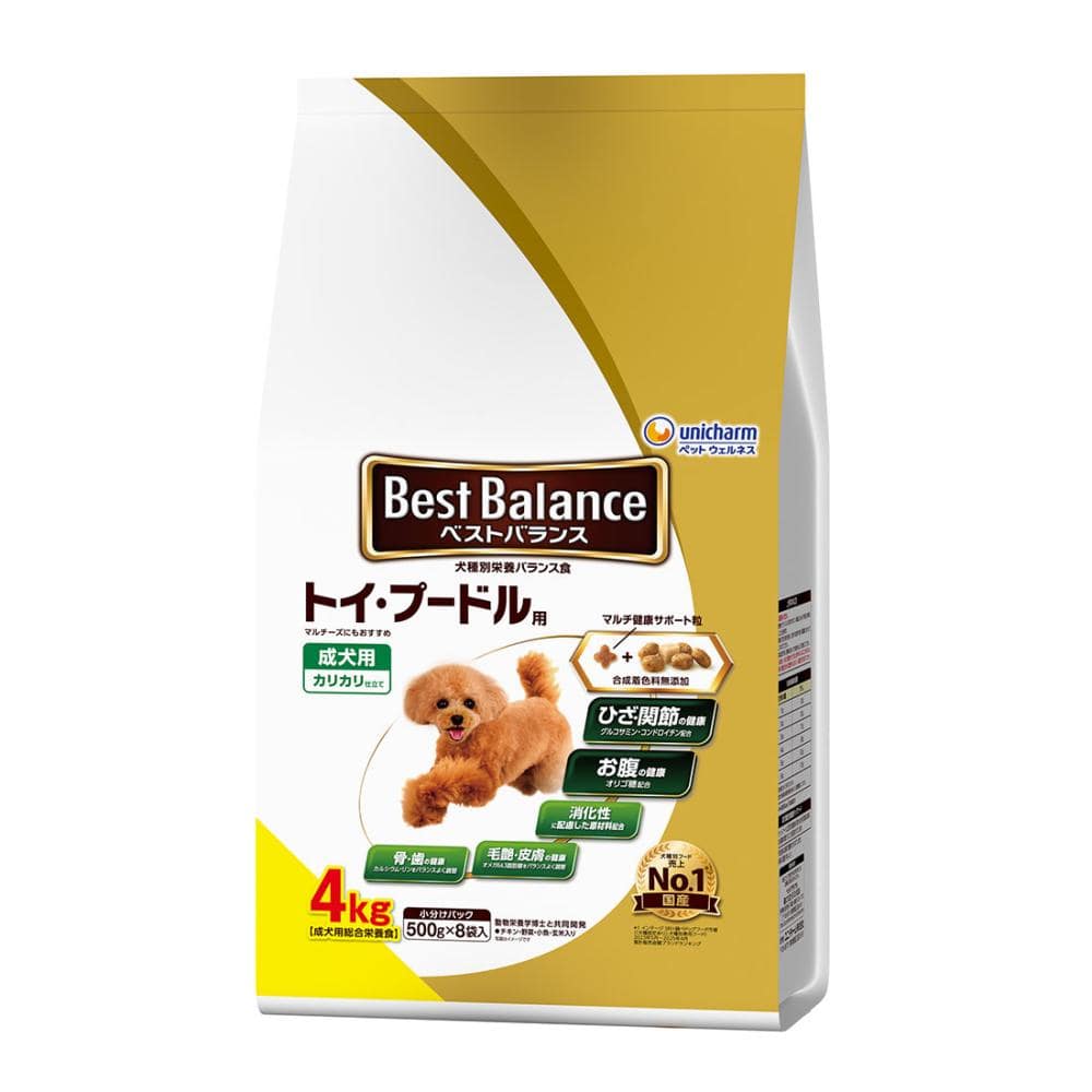 ベストバランス　カリカリ仕立て　トイプードル用　成犬　４ｋｇ