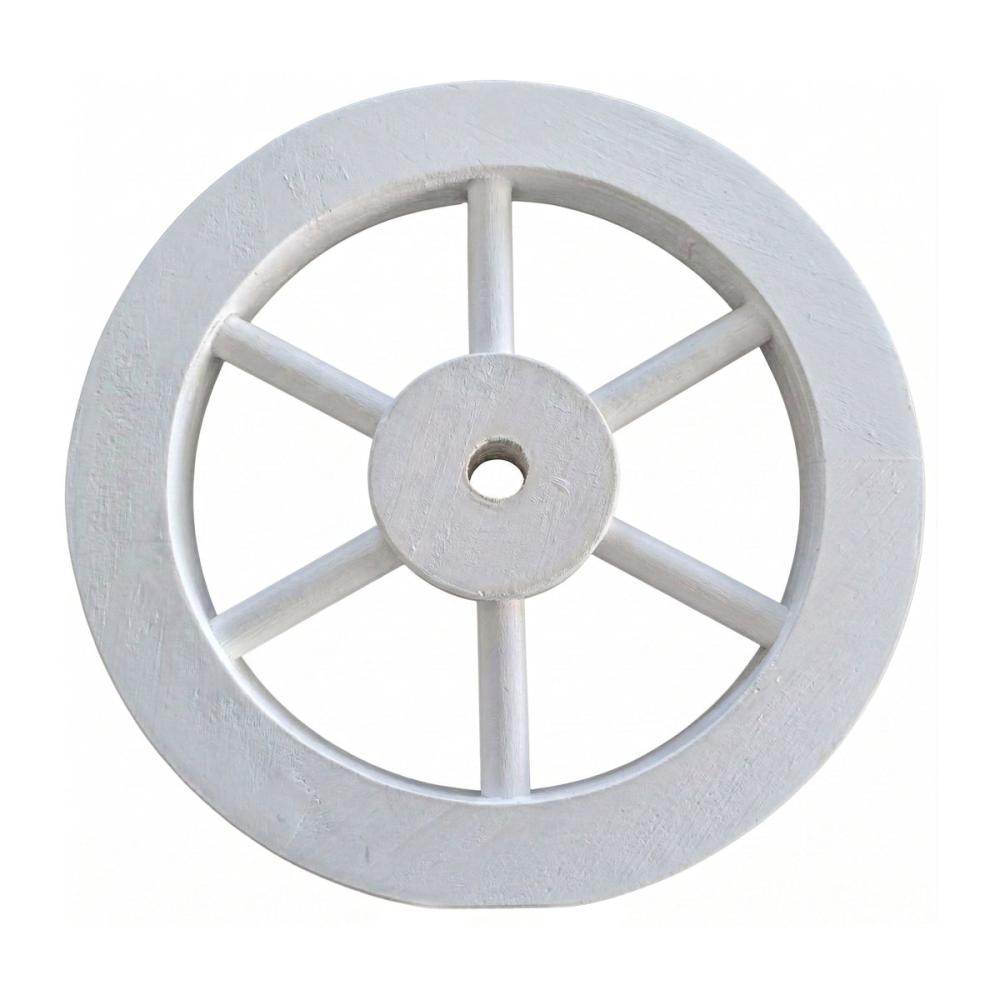 Ｂｒｅｅｚｙ　Ｇｒｅｅｎ　木製オブジェ　車輪　Ｄ２５