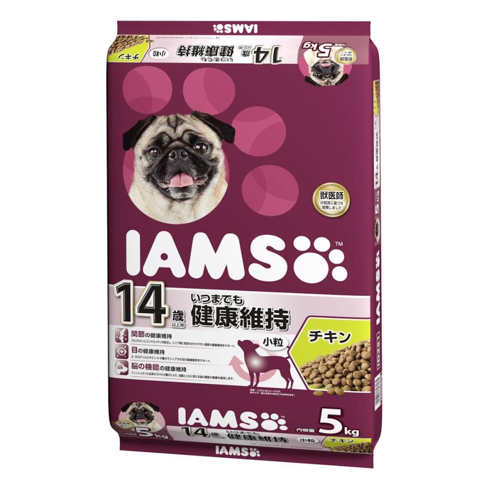 アイムス　１４歳以上用　いつまでも健康維持　チキン　小粒　５ｋｇ