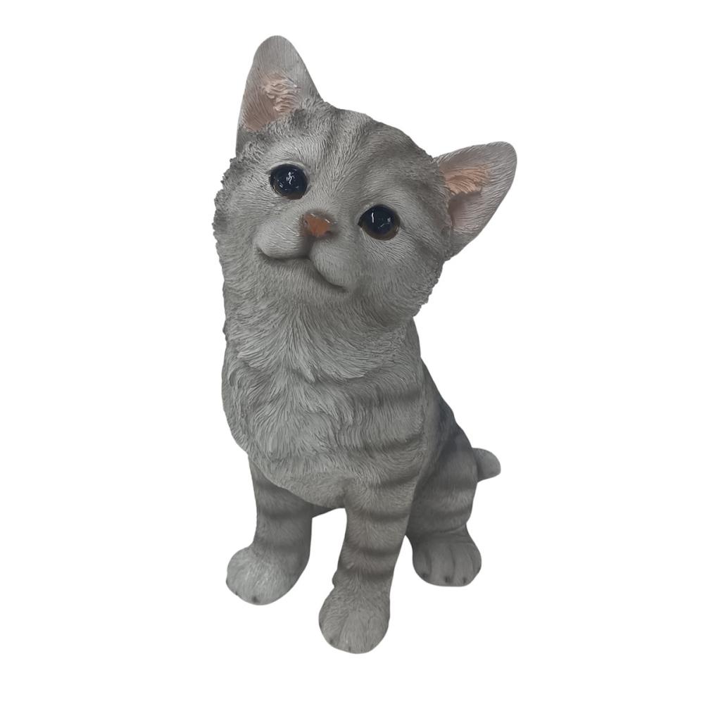 Ｂｒｅｅｚｙ　Ｇｒｅｅｎ　ガーデンオブジェ　ネコ　Ｓ